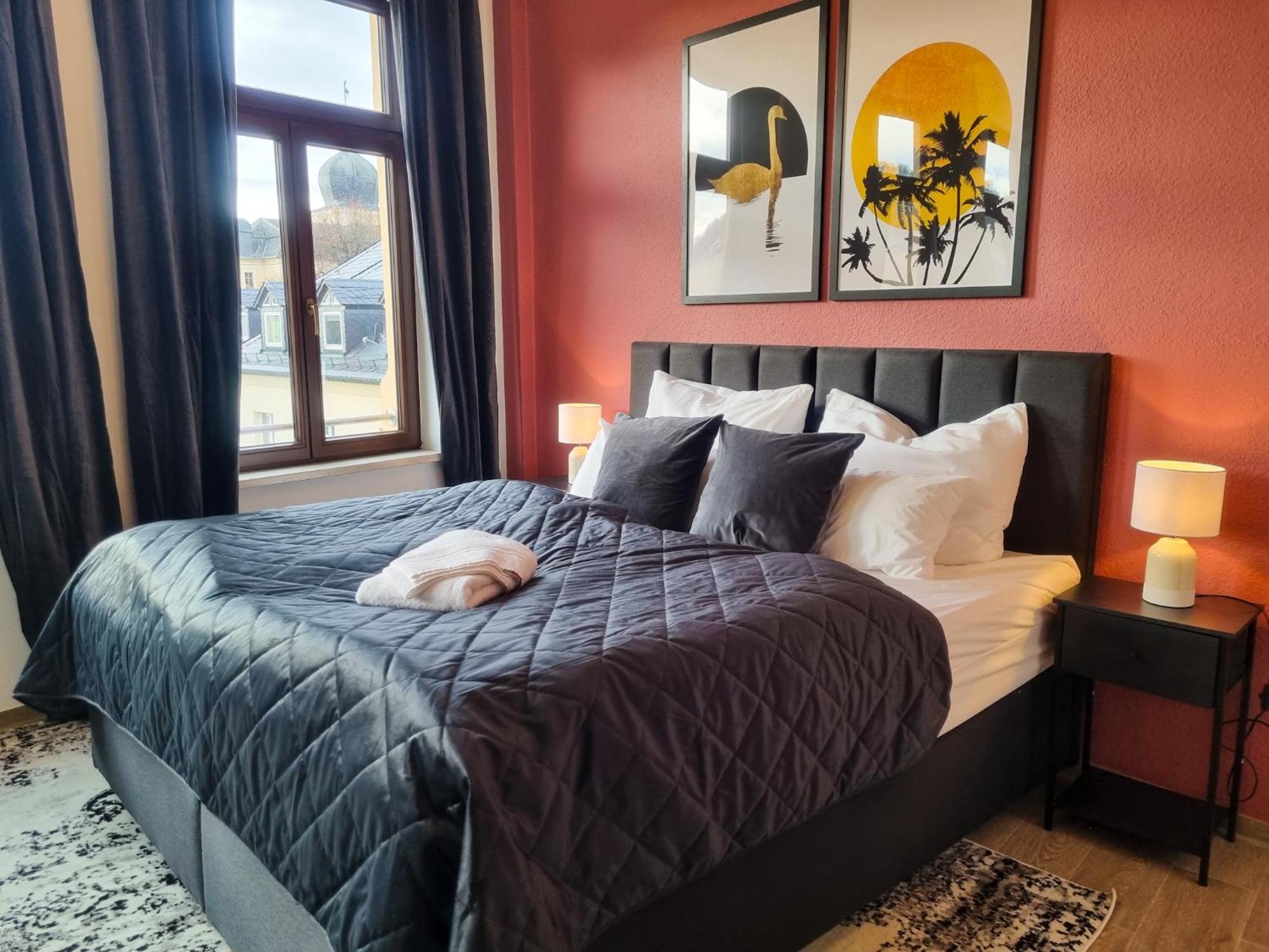 Maremar - Design Maisonette Altstadt - 4 Pers - 57Qm - Luxus Boxspringbett - Kueche - Arbeitsplatz - Privater Parkplatz Greiz Exteriér fotografie